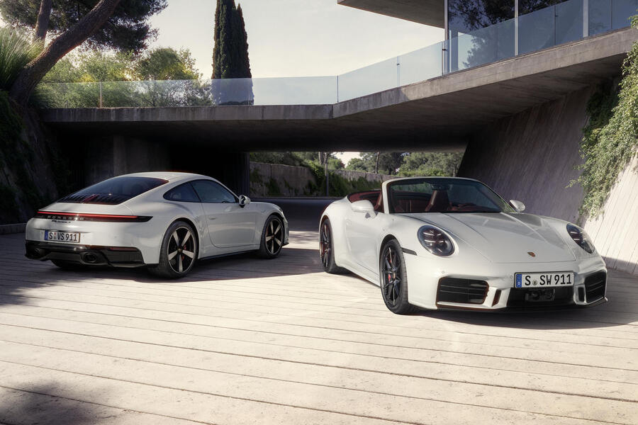 Porsche 911 Carrera S facelift – rear and front