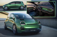 Renault Twingo Concept 2025 front side interior comp