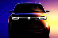 Volkswagen entry EV concept teaser   front silhouette